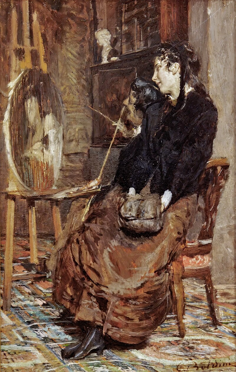 Nello studio del pittore